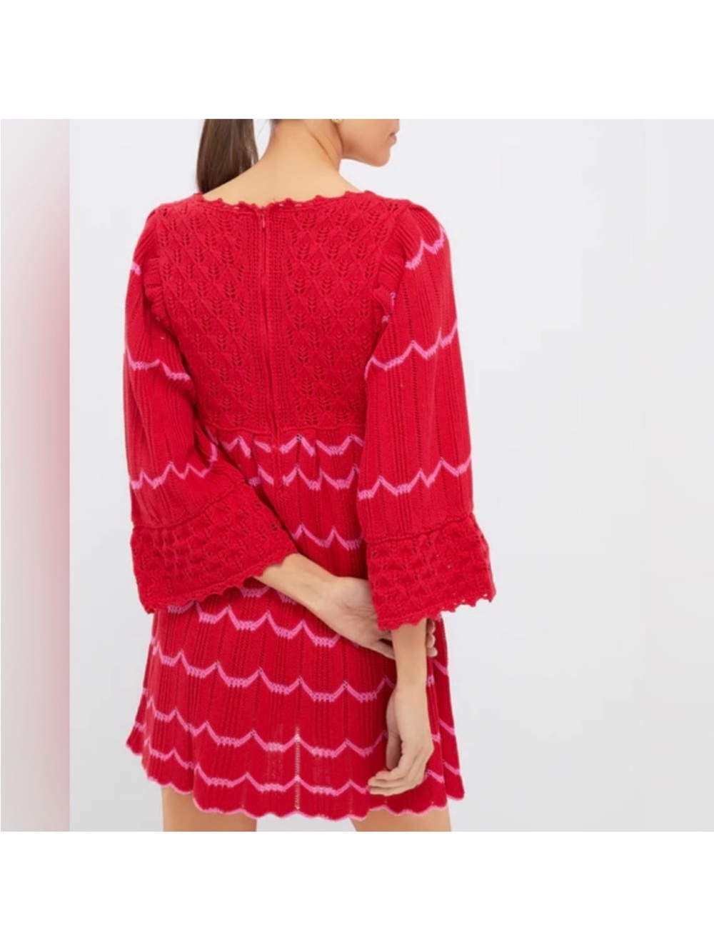 NWT Tuckernuck Pomander Place Red
Crochet Trim Devon Dress Size Medium - Picture 3 of 7